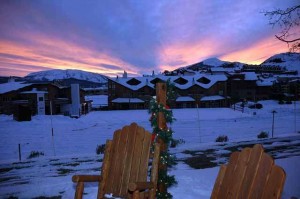 Sunset to the west