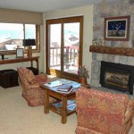 Living room fireplace
