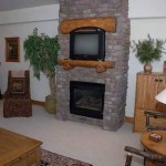 Rock fireplace Rock fireplace