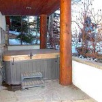 Hot Tub on back deck Hot Tub on back deck