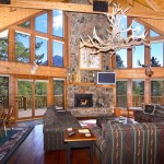 Custom Log home on 35 acres with horse barn – SOLD –